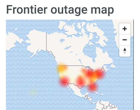 frontier internet outage report|More.